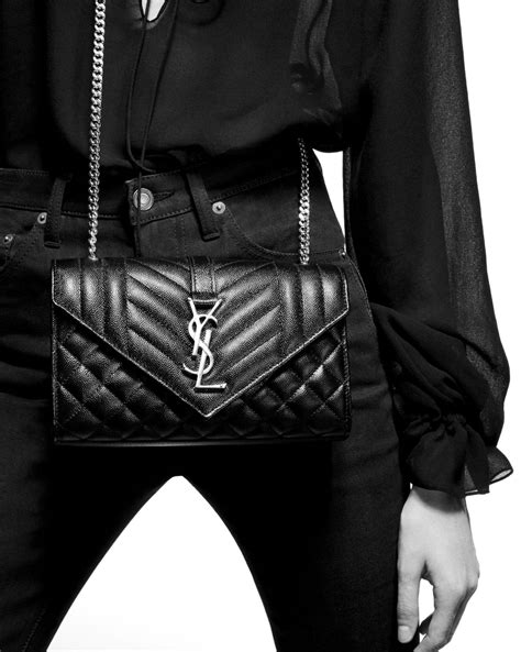 ysl embossed leather envelope bag|ysl envelope bag sizes.